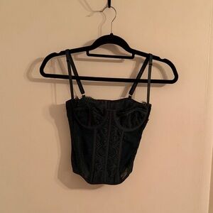 Forest Green Corset Top